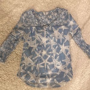 Starfish Patterned Blouse